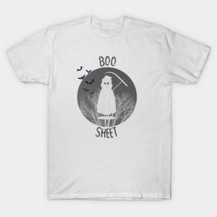 Is Boo Sheet Ghost In Mask Halloween tees T-Shirt